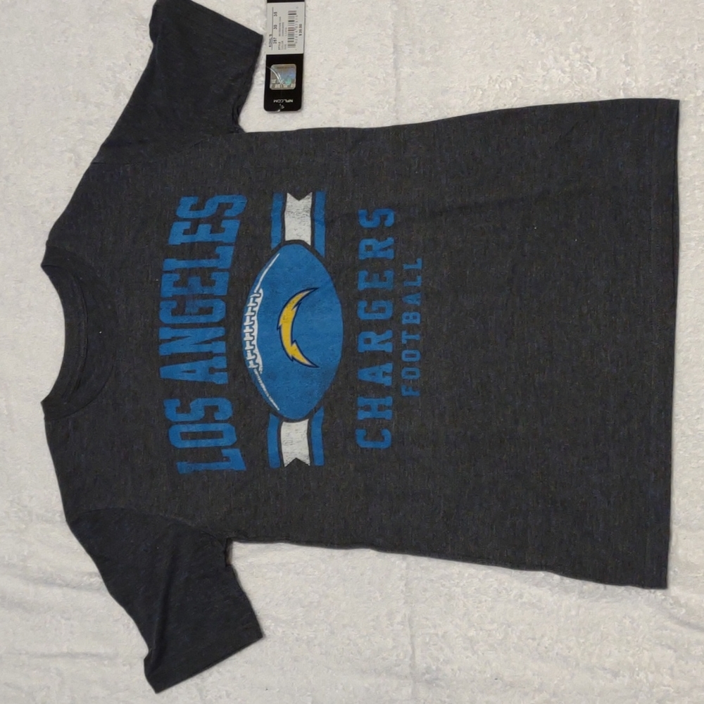 LA Chargers Boys Large short sleeve t-shirt.  New with tags.